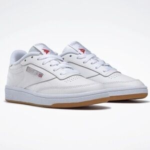 SOLD Reebok Club C 85 Women Tennis Sneakers BS7686 White/Light Grey/Gum size 11